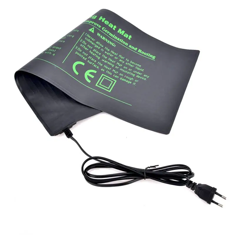 Durable Seedling Heat Mat Plant Seed Germination Propagation Clone Starter Pad Warm Hydroponic Heating Pad 52 X 24cm