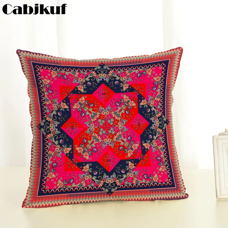 Декоративные наволочки для диванной подушки в стиле ретро Мягкая ...