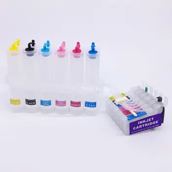 

81N T0811N-T0816N CISS Ink System With Chip For Epson TX700 TX800 T50 TX710W TX650 TX810FW TX820FWD RX615 R270 R290 Artisan 837