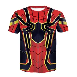 Рукав реглан Человек-паук 3D футболки с принтом Для мужчин сжатия рубашки 2018 Летний Новый Косплэй Crossfit топы для мужчин Фитнес ткань