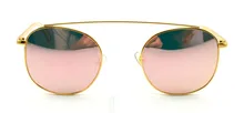 Concise Oval Retro Sunglasses Women Brand Designer Vintage Metal Sun Glasses UV400 Shades Oculos font b
