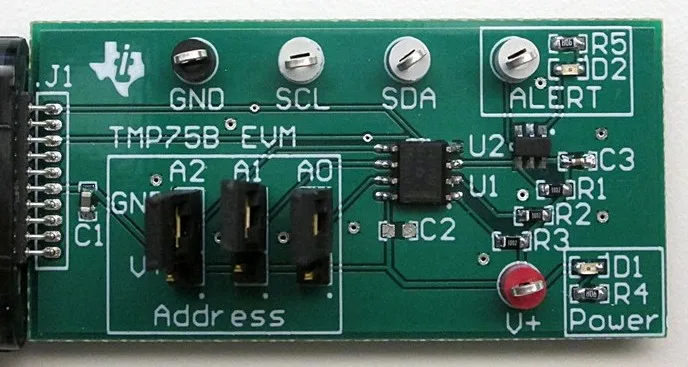 

Free shipping TMP75BEVM:TMP75B digital output temperature sensor evaluation module