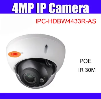 

IPC-HDBW4433R-AS 4MP IP camera Multi-language H.265 IP67 IK10 POE Micro SD IR IP Network Security camera with Audio Interf