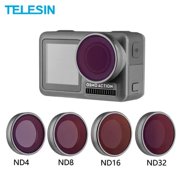 

TELESIN Camera Lens Filter ND4 ND8 ND16 ND32 Set Neutral Density Lens Protector For DJI Osmo Action Accessories