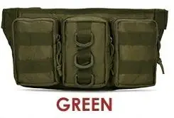 Новые тройные тактические поясные сумки Molle, водонепроницаемые мужские армейские военные поясные сумки для телефона, поясная сумка, маленькие сумки, Прямая поставка - Цвет: as picture show