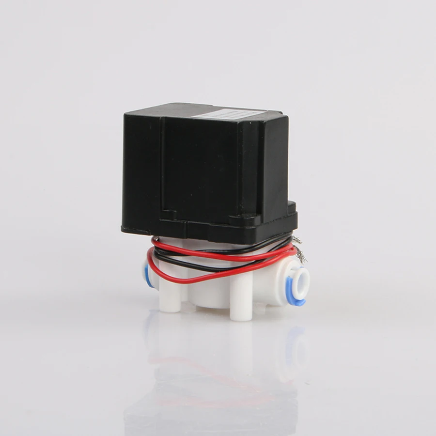 

1/4'' female quick connector electric valve 18 seconds automatic flush valve water solenoid valve for water purifier 300cc 24v
