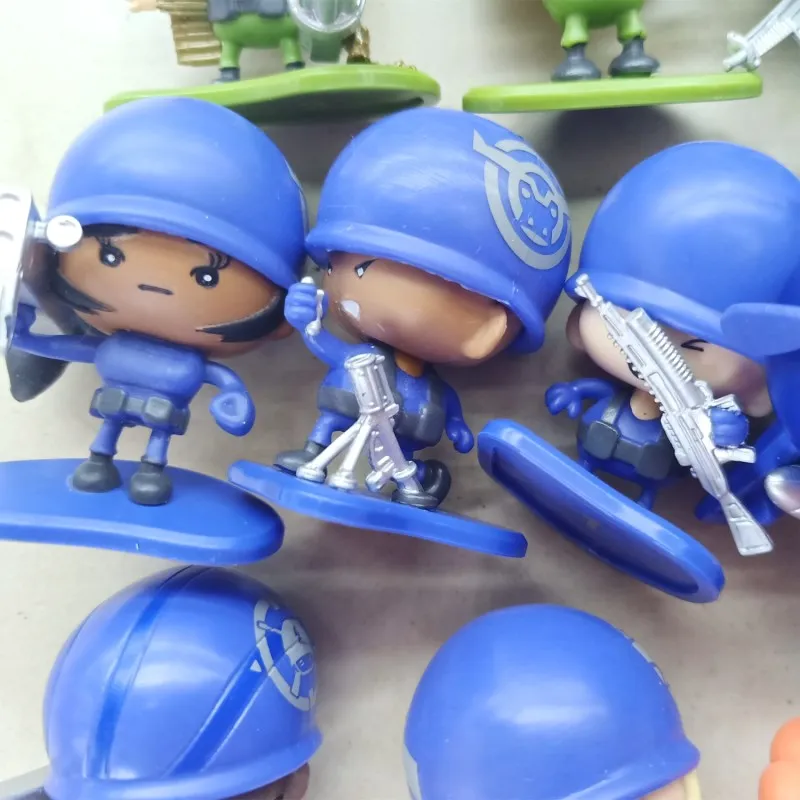 Случайные смешивания удивительные маленькие зеленые Мужчины серии ПВХ Фигурки игрушки Военная Модель пехота Снайпер Лучшие дети подарки на день рождения