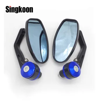 

Motorcycle accessories Universal Retro Motorbike bar end mirror Rearview Mirrors FOR cafe racer kawasaki versys650 royal enfield