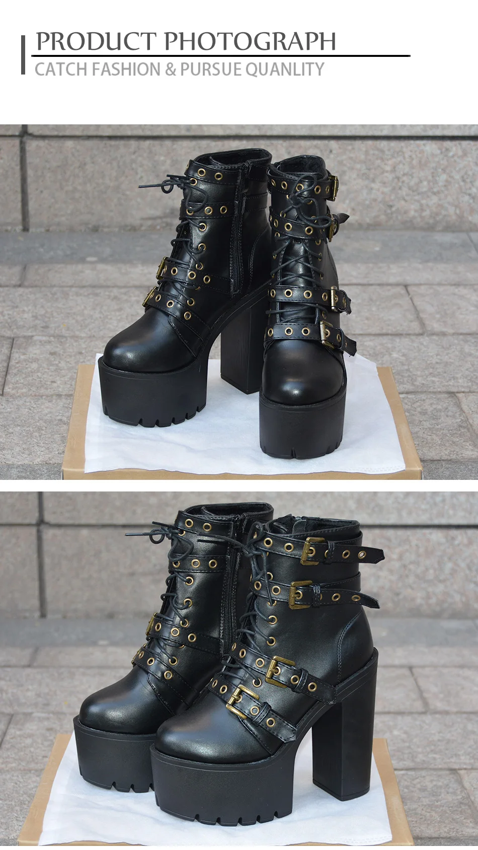high heel ankle boots