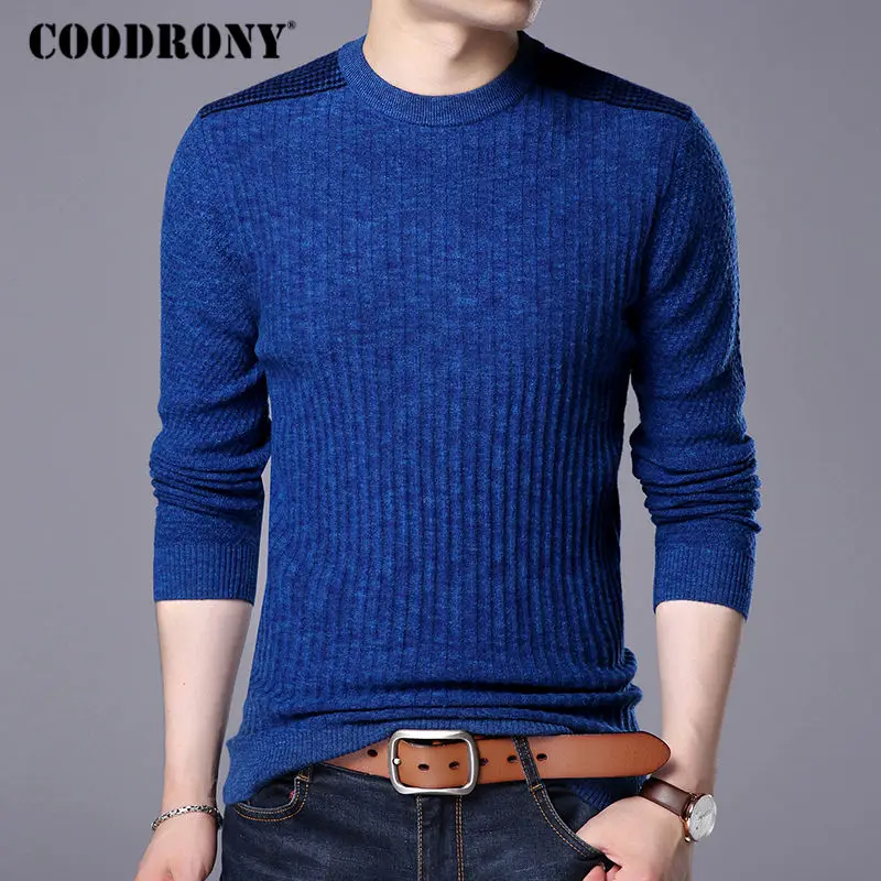 COODRONY Merino Wool Sweater Men 2017 Winter New Mens