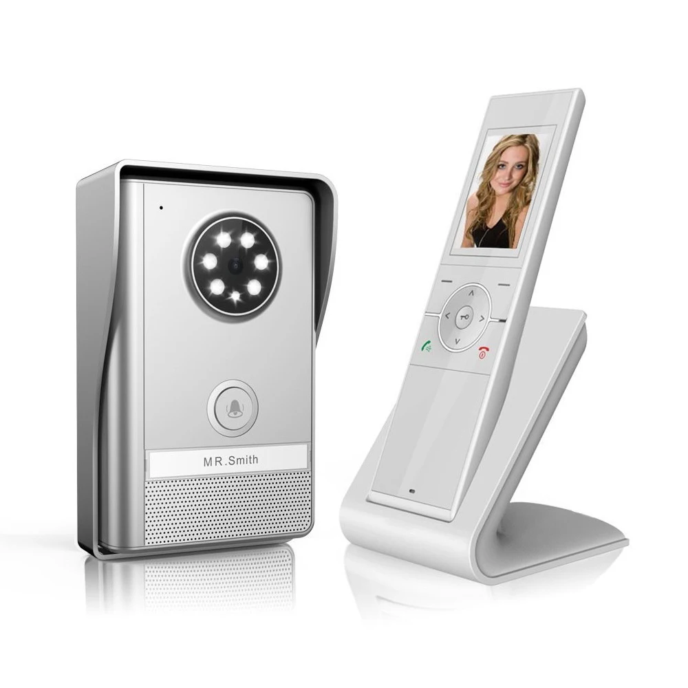 

JEX Home 2.4G Wireless Video doorbell Door phone Intercom System IP55 Waterproof IR Night Vision Camera 100 Snapshots 1V1