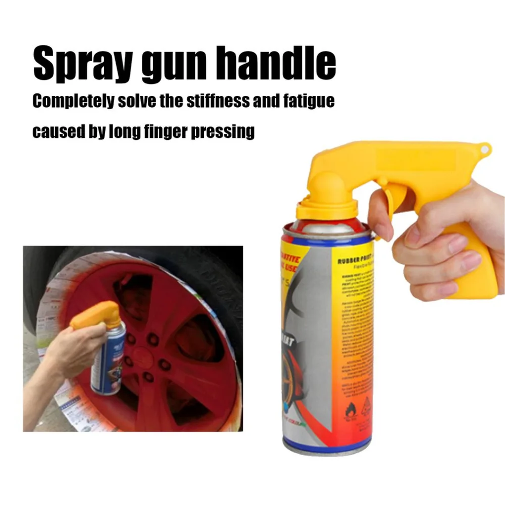 

Plastic Automatic Lacquer Black/Yellow Hub Adaptor With Full Grip Trigger Locking Collar Portable Spray Gun Handle Two Color