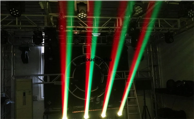 4 шт. мини DMX 40 Вт Шарпи светодиод луча Moving Head свет перемещение головы луч LED