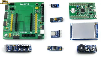 

Open32F3-D Package A=ST Original STM32F3DISCOVERY STM32F303VCT6 STM32 ARM Cortex-M4+Open32F3-D STM32 Board+ 9 Modules Kit