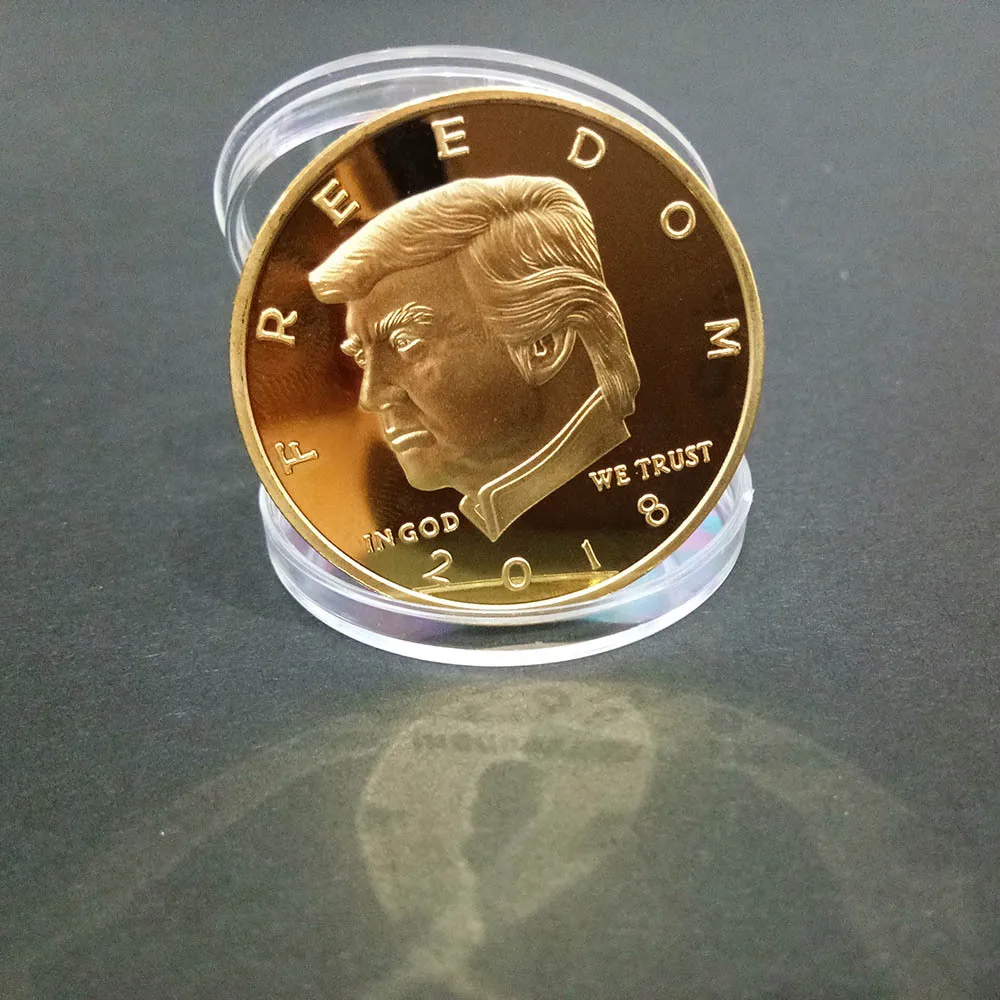 

President Donald Trump Inaugural Golden EAGLE Commemorative Novelty Coin Hot