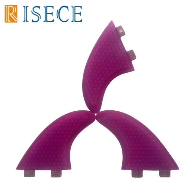 

FCS base fiberglass surfboard fin set honeycomb surfboard thruster fins