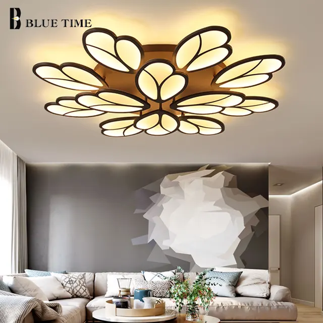 Aliexpress Coffee Frame Perfect Modern Led Ceiling Light Coffee Frame Perfect Modern Led Ceiling Light For Living Room Bedroom Acrylic Home Indoor Lighting Fixtures Ac90v 260v