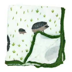1 шт. муслиновые хлопковые 4 слоя с красочными пеленками для новорожденных Мягкие Детские газовые одеяла для младенцев спальные