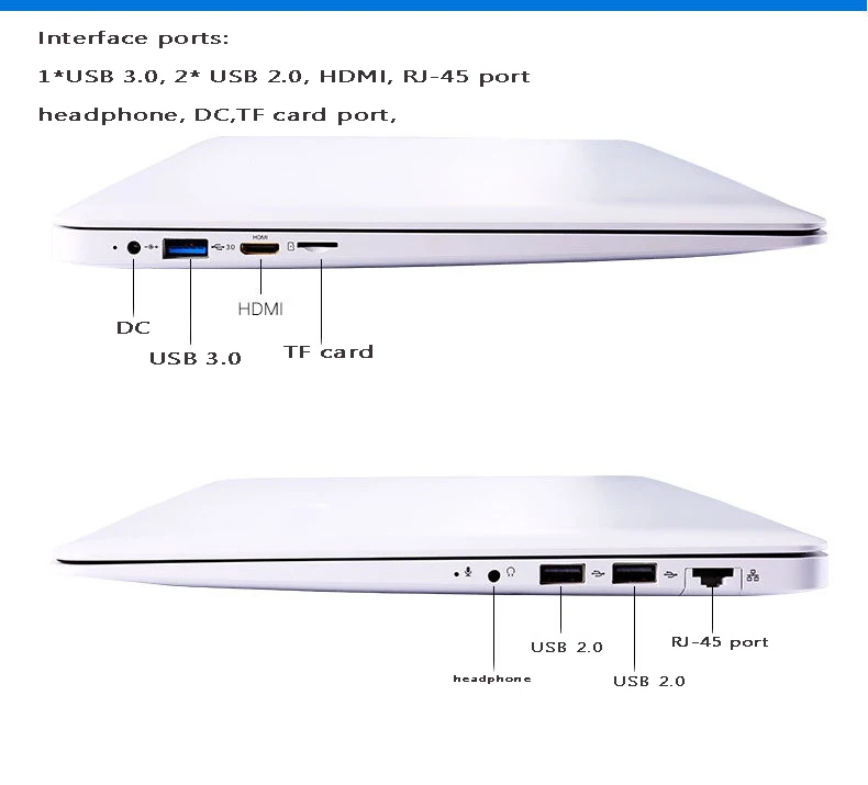 Ультрабук GMOLO ноутбук 14 дюймов Intel N3450 четырехъядерный процессор 6 ГБ оперативной
