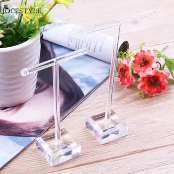 

2Pcs Glass Earrings Jewelry Organizer Display Rack Stand Holder Jewelry Organizer joyeros organizador de joyas