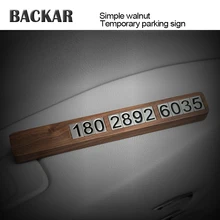 BACKAR Универсальный Автомобильный интерьер орех карты парковка временная парковка мобильный телефон карты для Jeep Kia BMW Alfa Romeo Abarth Peugeo