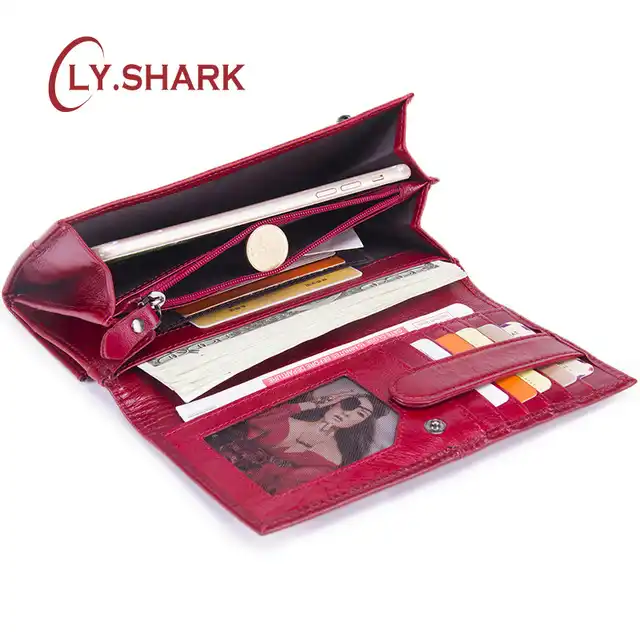 Bureau en Cuir Avec Sac à Main Large Capacité Femme Porte-monnaie RFID papillon rouge