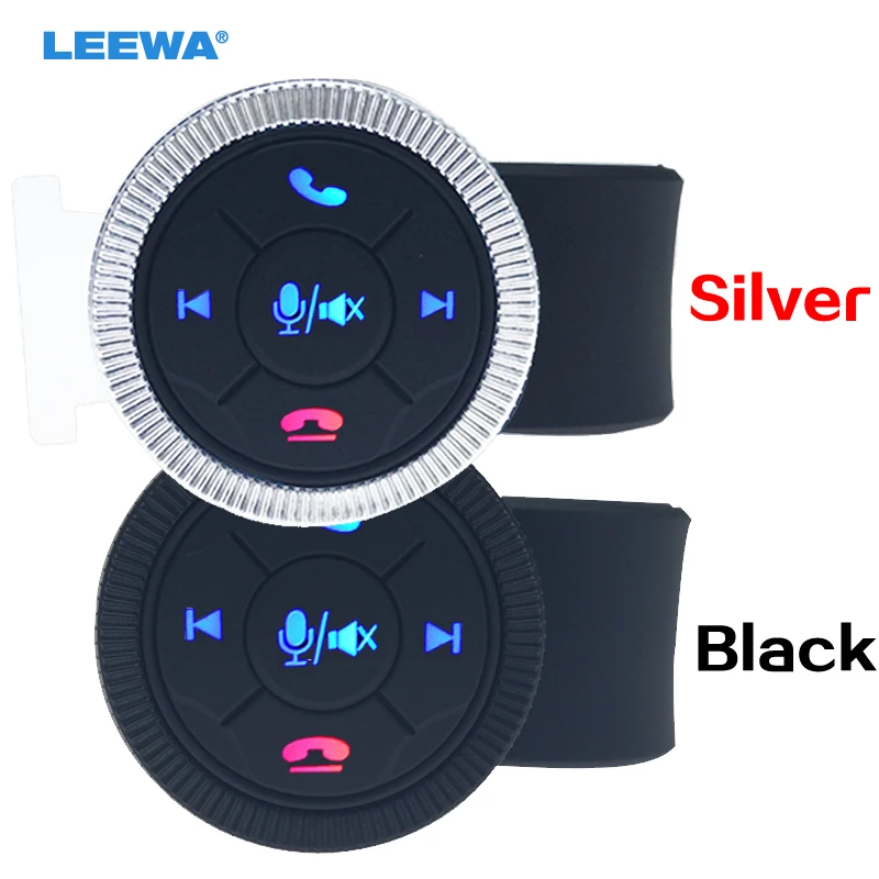 

LEEWA New 7-Key Car Wireless Steering Wheel Control Button With Resin Strap For Car Android DVD/GPS Navigation Player #CA3155