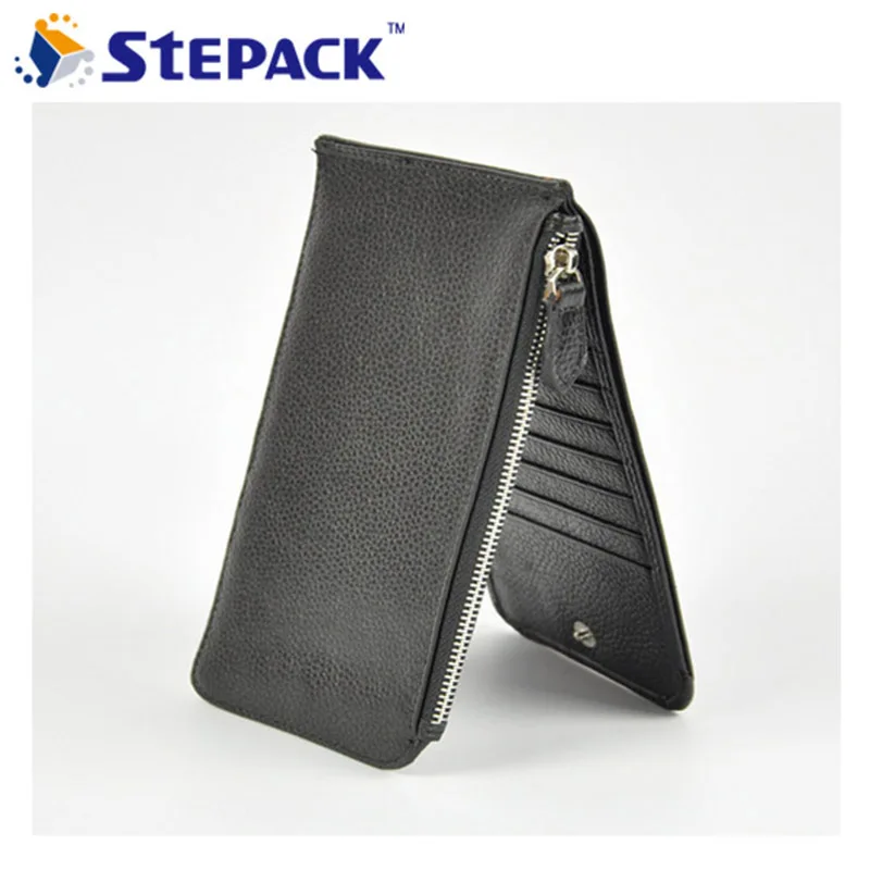 Hot Sell Luxury Large Capacity Men Wallets Ultrathin Genuine Leather Wallet For Men Fashion Card ...