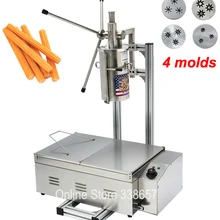 Коммерческая 5L машина по изготовлению Чуррос из нержавеющей стали с 25L электрическая фритюрница