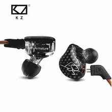 New KZ ZST Balanced Armature With Dynamic In-ear Earphone Noise Cancelling Headset With Mic Replacement Cable KZ ZSN ZSN PRO