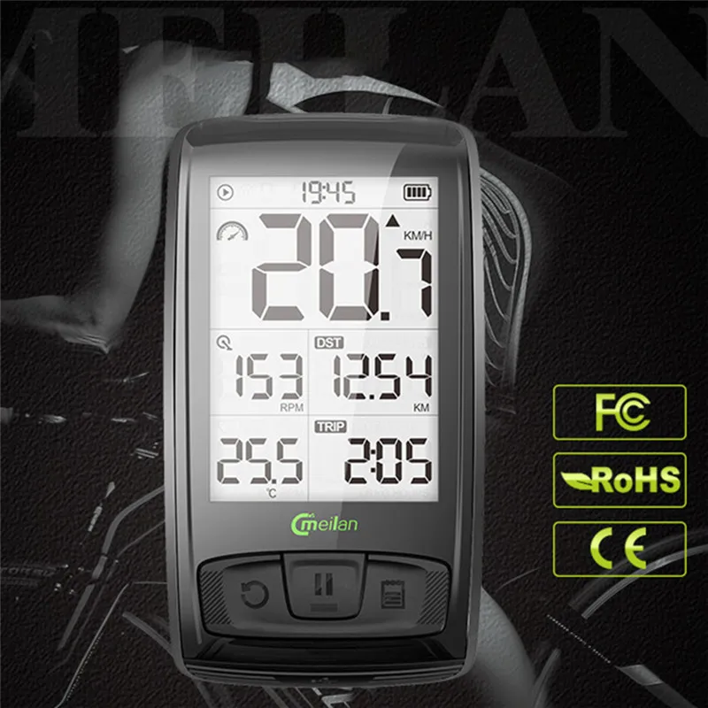 bluetooth bicycle speedometer