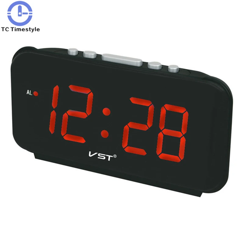 

Digital Led Alarm Clock Watch Electronic Table Big Numbers Large Display Luminous Desk Clocks Home Decor Modern Design