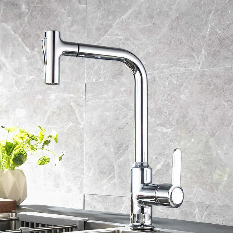 

kitchen faucets 2 function pull out kitchen mixer water taps torneira da cozinha cold and hot faucet spout sink taps torneira