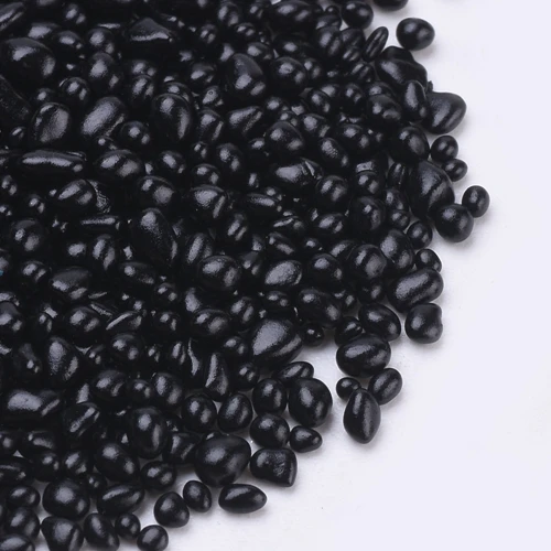 450 г/пакет 2~ 5x2~ 3x2~ 3 мм стеклянные семена без отверстия Аксессуары для изготовления ювелирных изделий DIY бусины окрашенные, прозрачные цвета, без отверстия/без отверстия - Цвет: Black