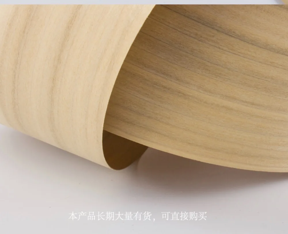 1Piece Length: 2.5 meters  thickness:0.52mm  Width: 15cm  Natural Poplar Tree Wood Veneer Furniture Refurbished Veneer