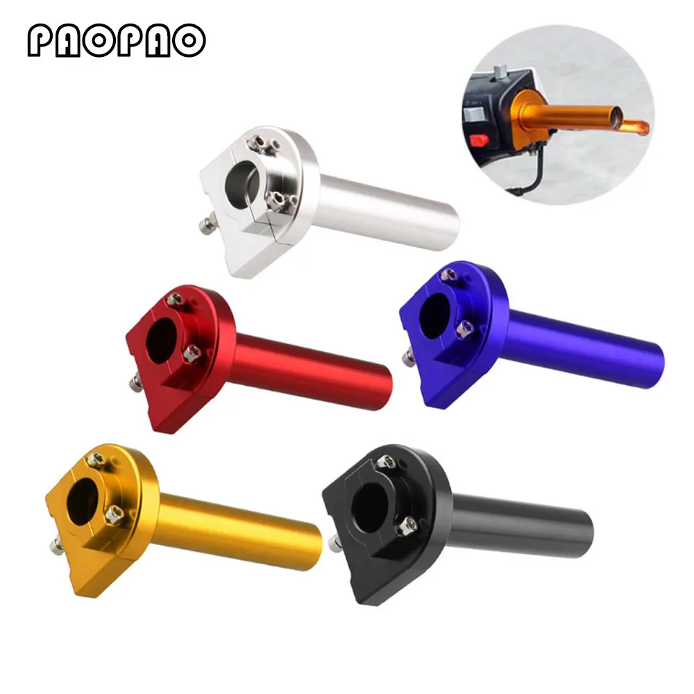 

Motorcycle Aluminum Alloy 22mm 7/8" Quick Turn Twist Throttle Fuel Oil Handlebar Control Grips Accelerator