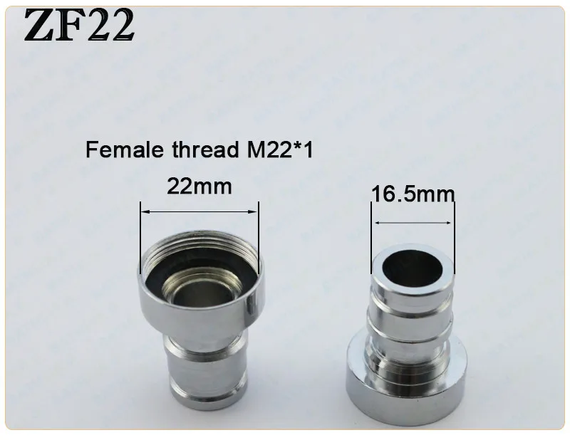 Кран соединитель Адаптер латунь очиститель воды кран адаптер к аэратору стиральная машина кран адаптер с двойной резьбой - Цвет: ZF22