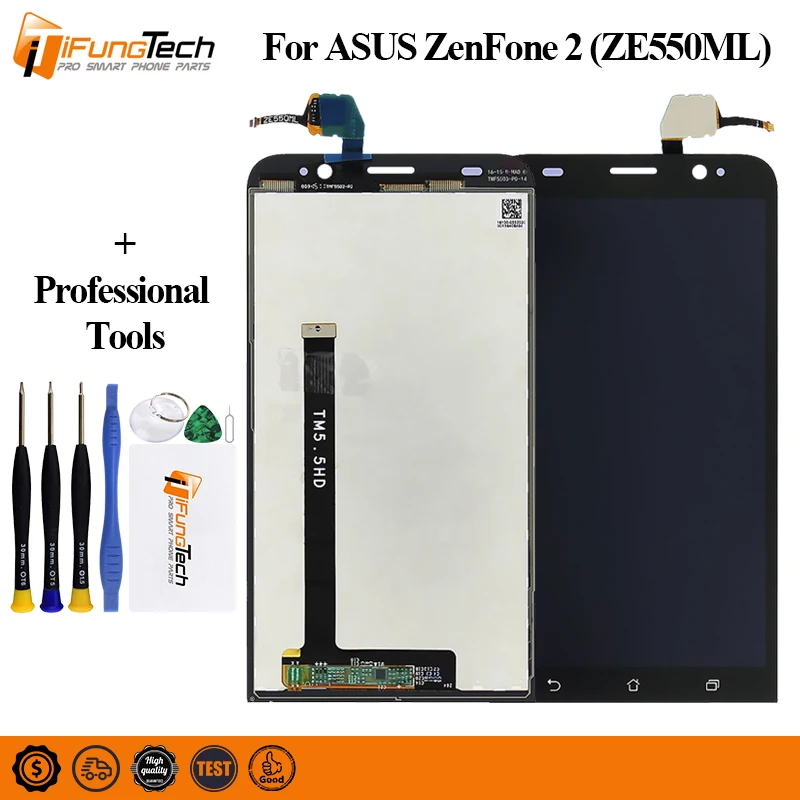 

New LCD For ASUS Zenfone 2 ZE550ML Display Touch Screen with Frame Replacement For ASUS Zenfone 2 ZE550ML LCD Display Z00BD