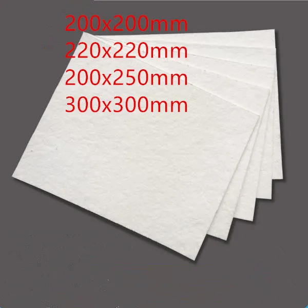 

Funssor 4pcs Reprap 3D printner ceramic fiber insulation cotton Heated Bed Block Insulation Cotton 2mm thick 200/220/300/400mm