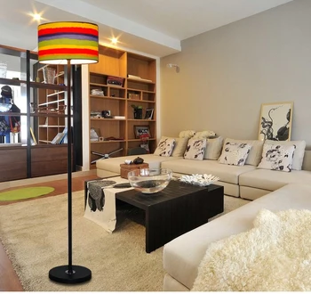 

Modern Floor Lamps LED lampara de pie for Living room bedroom Home Lighting Fixture staande lamp Fabric Floor Lights Bar Hotel