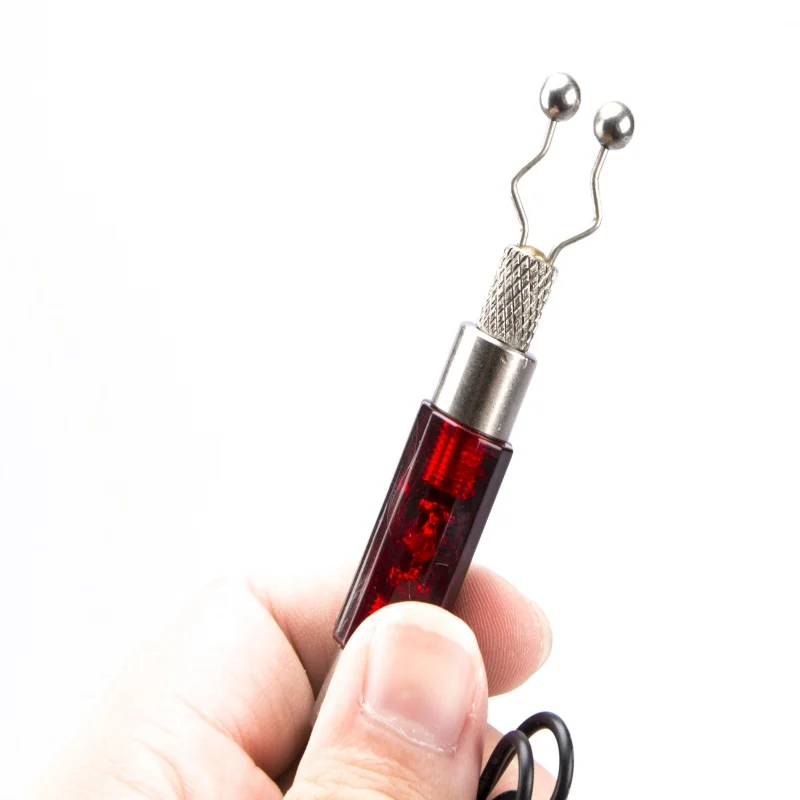 

new LED Illuminated Fishing Alarm Iron Fishing Bite Hanger Swinger Indicator Tackle Fishing Tools