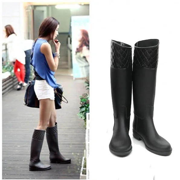 black welly boots womens