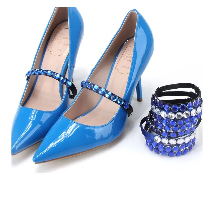 

Wholesale Easy use elegant square shoelace high-heeled shoes leather shoe lace non drop fall straps 3pair/lot free shipping
