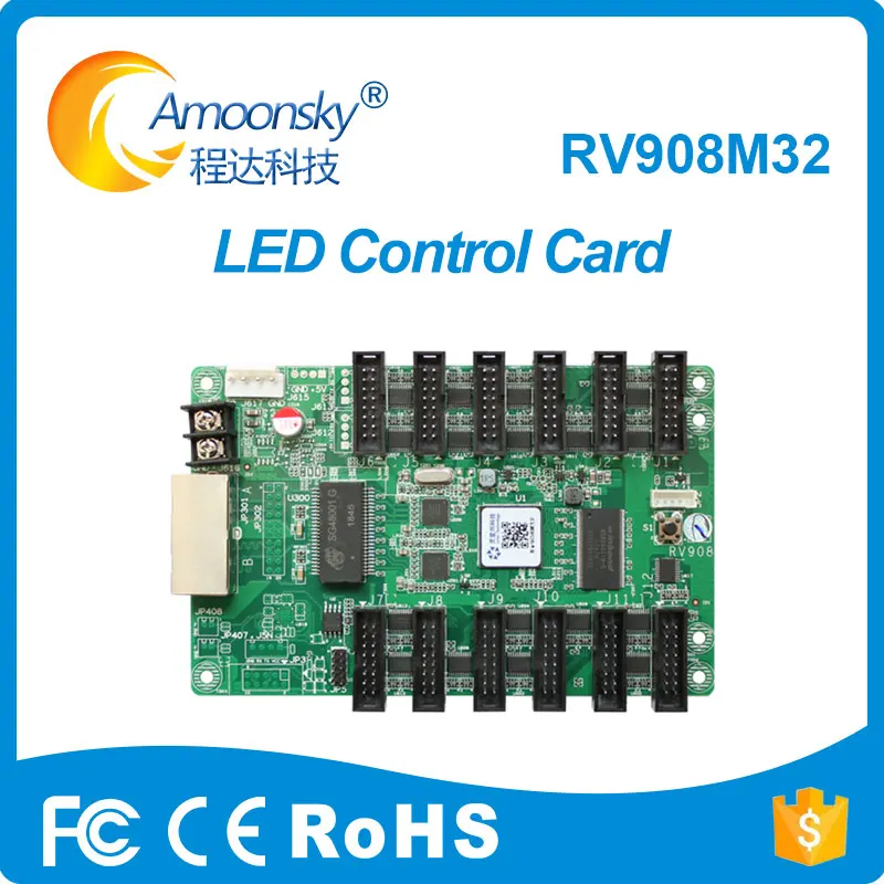 Amoonsky linsn rv908 приемник карты контроллер светодиодного знака для P10 led modul im freien|controller
