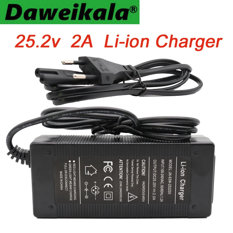 Buy 100 High quality 25.2V 2A battery pack charger