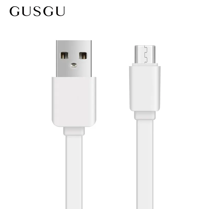 От GUSGU Быстрый Кабель Micro-USB 5V 2.4A витой провод Android телефонный кабель для зарядки и передачи данных для Xiaomi samsung универсальный кабель для синхронизации данных Зарядное устройство адаптер