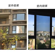 0,9x30 м оконная пленка, серебряная односторонняя пленка, тонировка стеклянного окна для домашнего интерьера, наклейки на экран, самоклеющаяся домашняя пленка