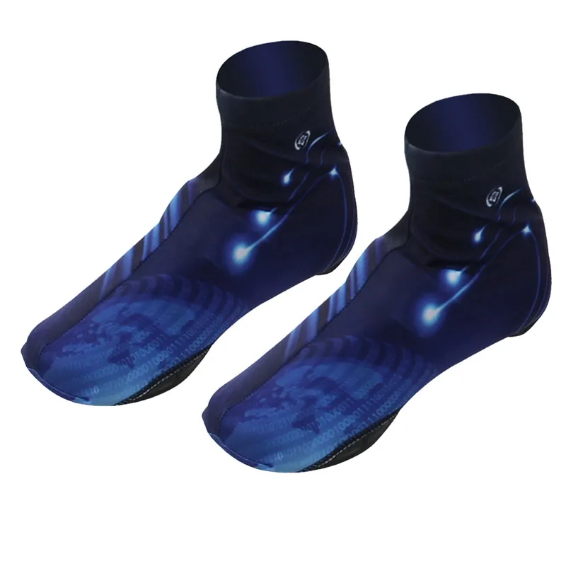 

New Casual 1pair Polyester Bicycle Breathable Shoe Covers Bike Cycling Zippered Overshoes Windproof High Quality Comfort Soft