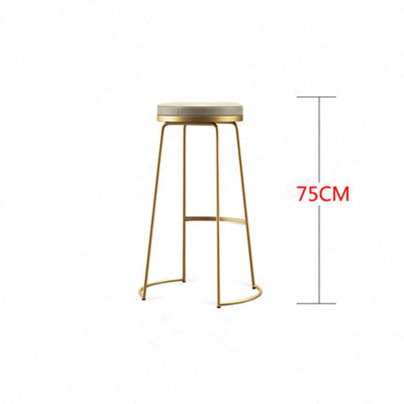 Скандинавский Золотой барный стул современный минималистичный Железный парта высокий табурет барные табуреты для дома счетчик табурет