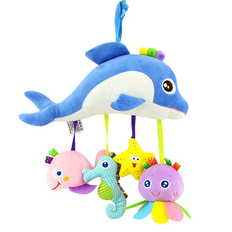 Toys for Baby Toys 0-12 Months Rattle Bed Stroller Toy Educational/children's Toys for Toddlers Soft Infant Music Mobile Baby - Цвет: D03502
